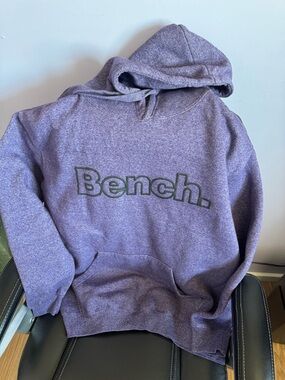 Bench Purple Heather Hoodie with Logo